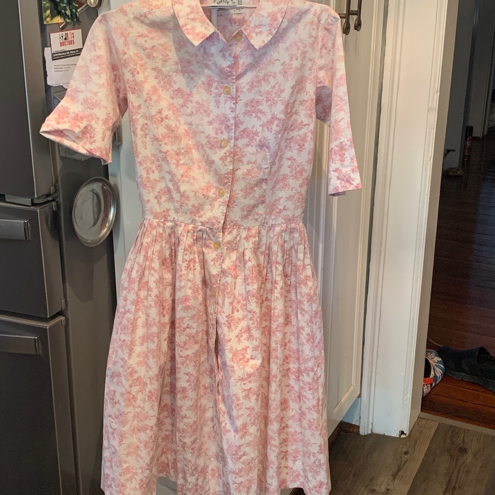 Yankee Pedlar by the country house vintage paisley floral pleated dress.
